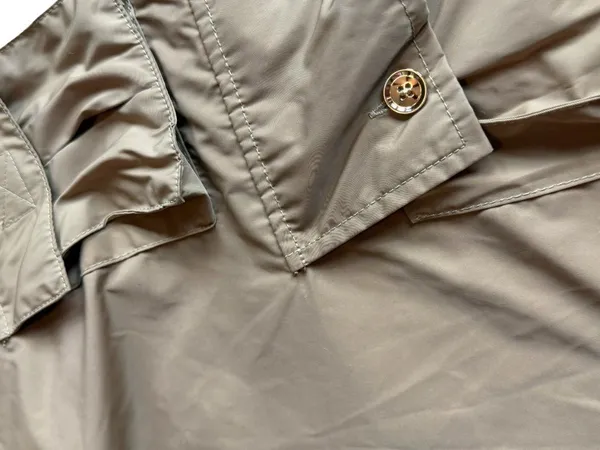 Cynthia Rowley Relaxed Nylon Cargo Pants Tan Khaki Loose Relaxed Fit Size 10 - Image 8