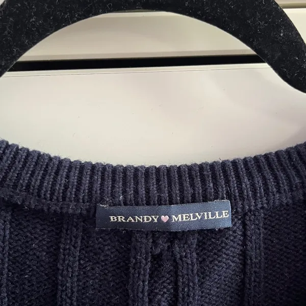 Brandy Melville Cable Knit Sweater - Image 3