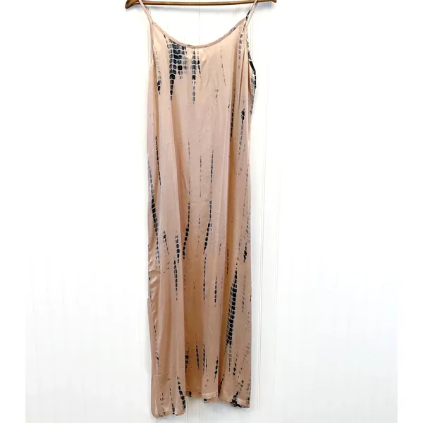 Anthropologie Norblack Norwhite Slip Dress Womens‎ Small Kyara Pink Tie Dye Festival Bohemian - Image 6