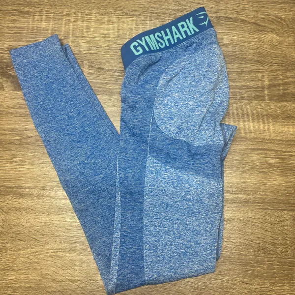 Gymshark Leggings Seamless Blue Small - Image 3