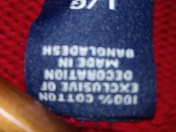 Ralph Lauren Chaps Red Pullover Sweater L - Image 7