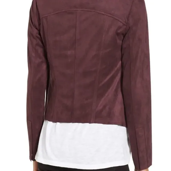✨ KUT FROM THE KLOTH Tayanita Faux Suede Jacket In Burgundy✨ - Image 5