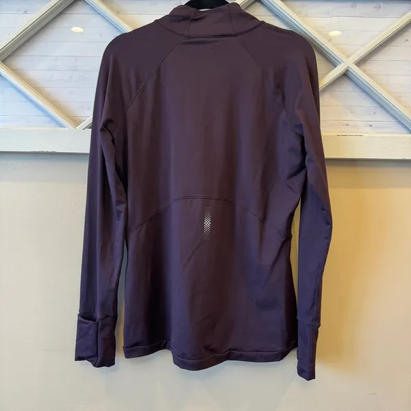 Athleta Superluxe Half Zip Top, Wild Raisin‎ SIZE L - Image 5