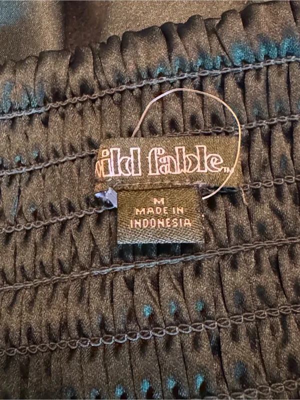 wild fable Dark Green Square-Neck Fit & Flare Mini Dress medium - Image 8