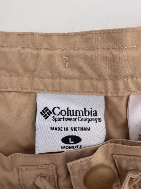Columbia PFG Women's‎ Khaki Fishing Water Outdoors Swim Shorts size Large - Image 2