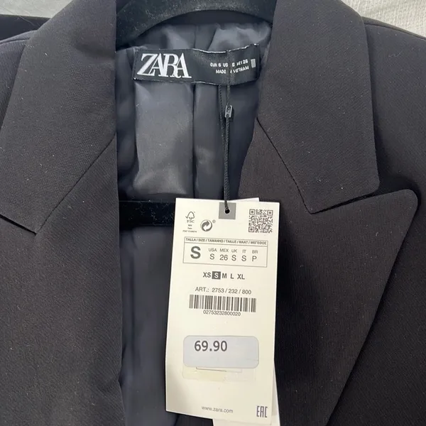 ZARA NWT  double breasted blazer - Image 6