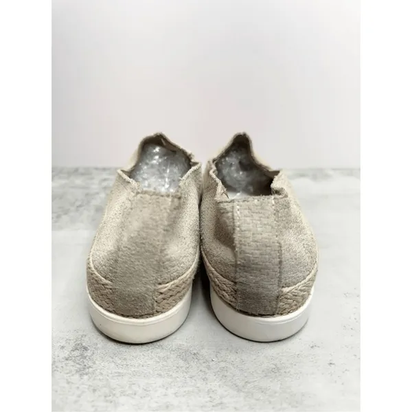 Donald Pliner Size 6.5 Tan Suede Espadrille Flats Casual Slip On‎ Shoes - Image 6