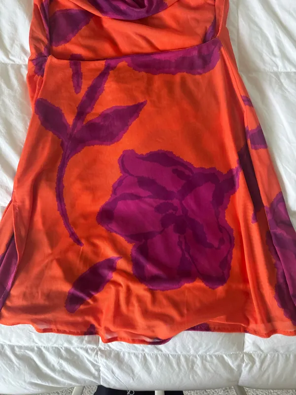 RESA Bruna Mini Dress in Mandarin XS - Image 12