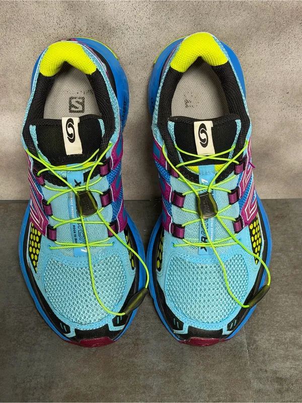 Salomon XR Mission 1 Women's Blue Trail Running Shoes w/Quicklace Size 8.5 - Image 6