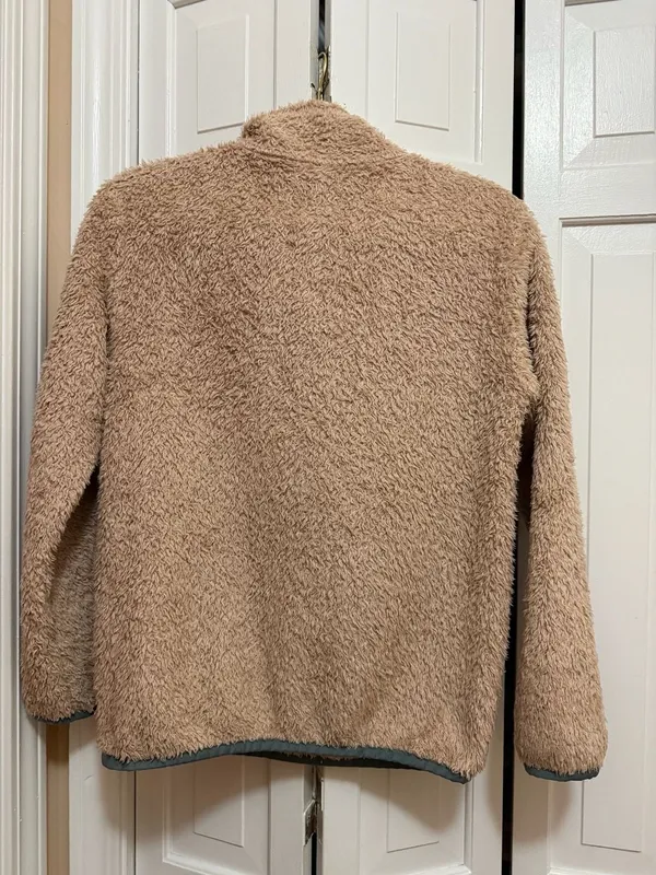 Patagonia Los Gatos 1/4-Zip Fleece Size XS Taupe - Image 5