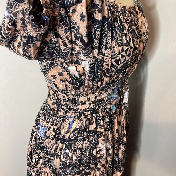 Ulla Johnson‎ Indah Floral-Print Puff-Sleeve Midi Dress - Image 6