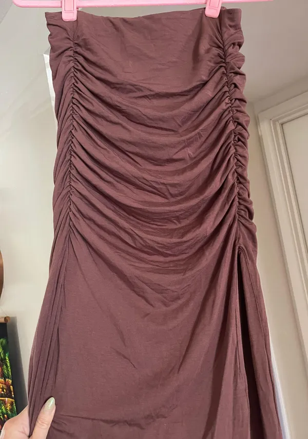 Klassy Network Brown Skirt - Image 3