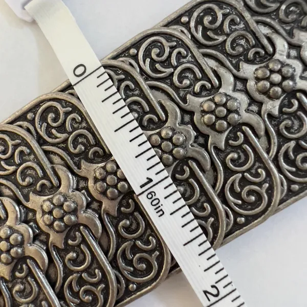 Vintage Metallic Belt NWOT Gray - Image 10