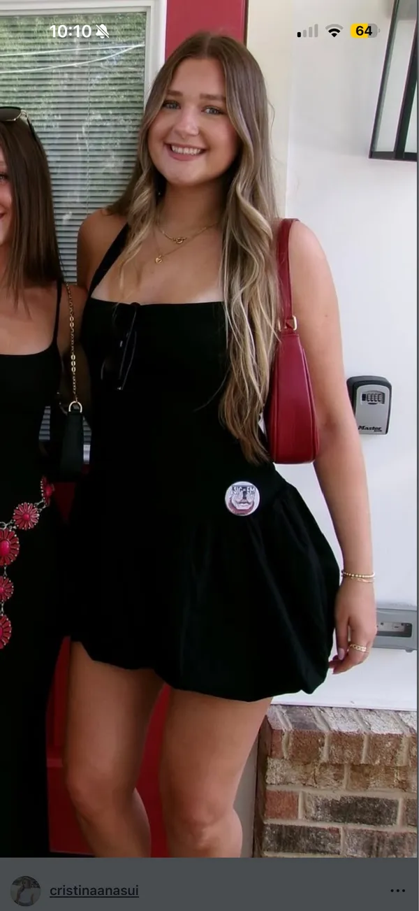 Black Princess Polly Halter Dress - Image 5