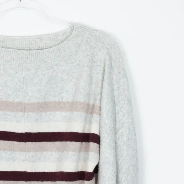 Loft Long Sleeve Pullover Striped Sweater Womens Size Small‎ - Image 2
