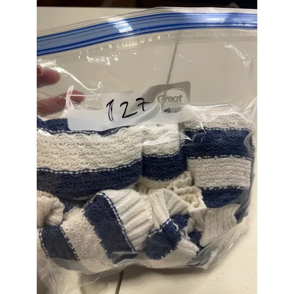So Striped Knit‎ Sweater Cold Shoulder Long Sleeve Pullover Top M - Image 8