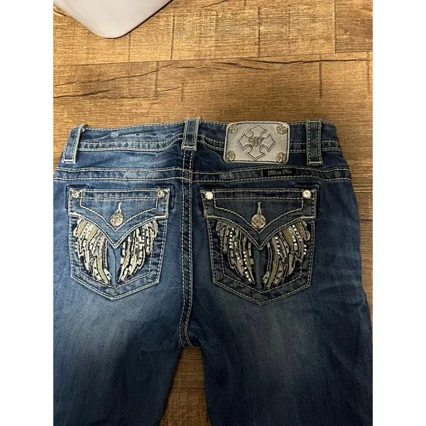 Miss Me Standard Bootcut flare bottom western jeans - Image 5