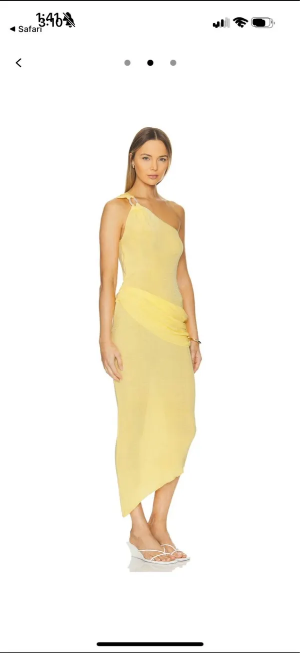 Baobab Dress Yellow - Image 3
