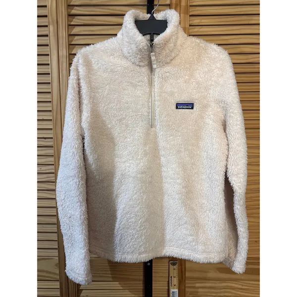 Patagonia® Worn Wear Los Gatos 1/4-Zip Jacket Coat Women's Medium White - Image 2