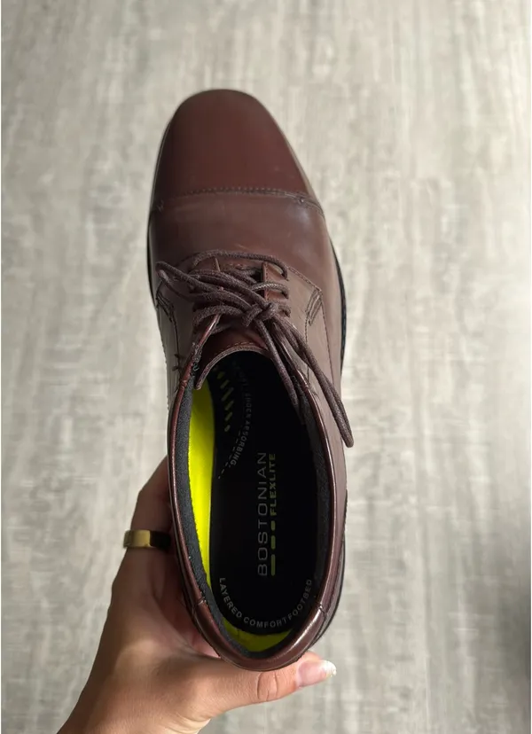 Bostonian leather shoes Brown Size 8.5 - Image 4