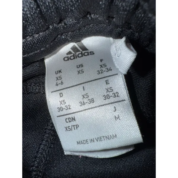 adidas Tiro 17 Training Pant Women legging jogger sweatpants pockets black white - Image 4
