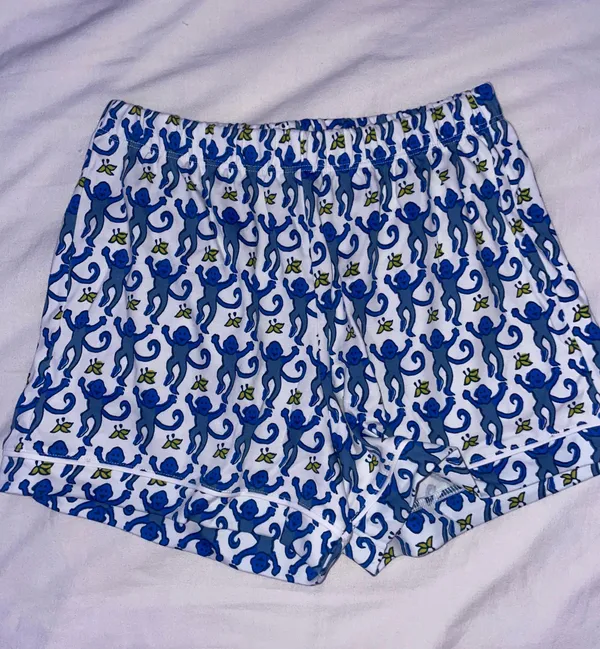 Roller Rabbit Blue Monkey  Pajamas - Image 3