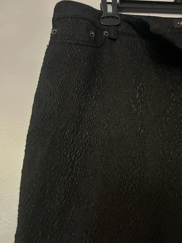 Iris Slim black textured pants - Image 2