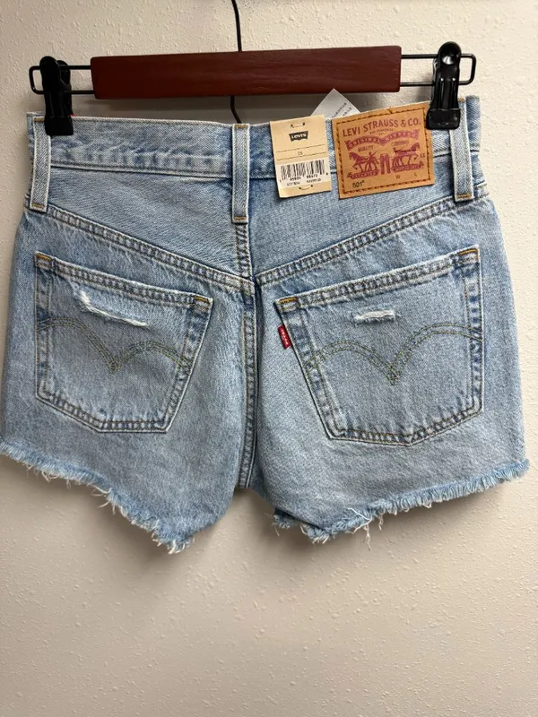 *NEW* Levis' 501® Original Fit High-rise Women's Shorts - Image 4