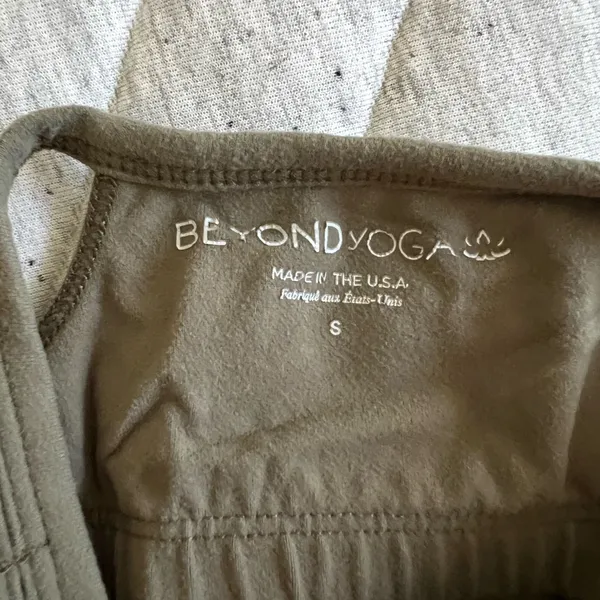 Beyond Yoga Olive Green Racerback Tank Top - Image 3