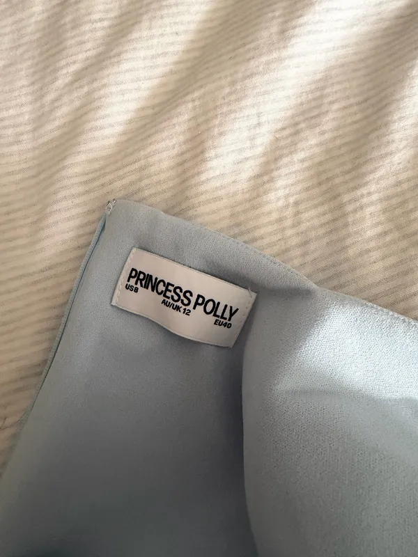 Princess Polly Mini Dress Blue - Image 2