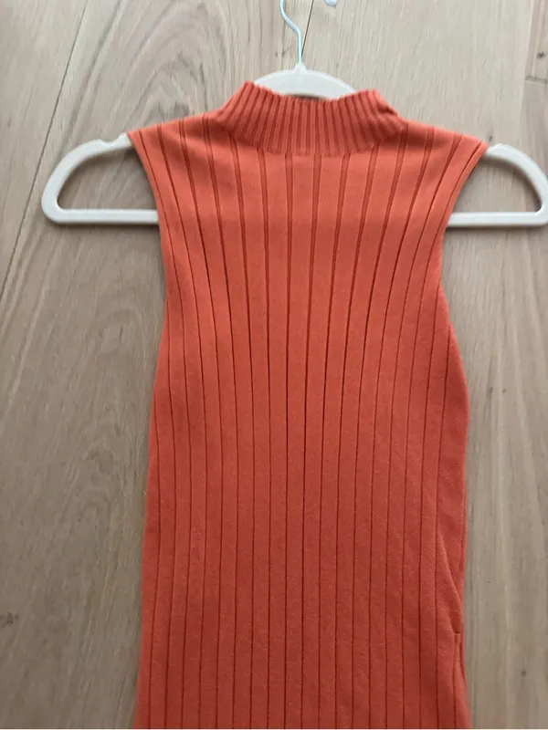 Triple Threads Orange Dress - Image 2