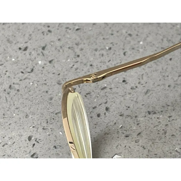 Boulevard Boutique Eyeglasses Frames ONLY B4152 44-20-135 Gold GD Round - Image 8