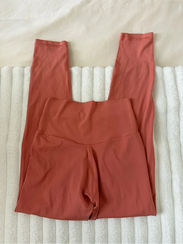 aerie High-Waist V-Front Leggings — Rust - Image 4