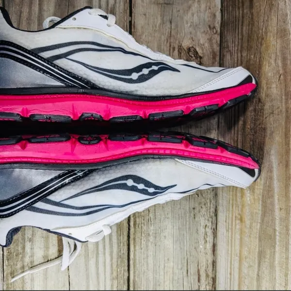 Saucony Kinvara 2 Womens Shoes Sneakers Size 7 White/Pink 10121-1 Athletic - Image 4
