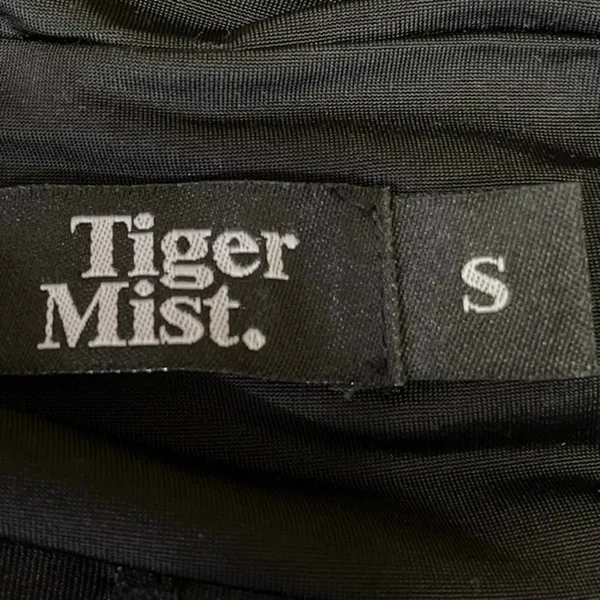 Tiger Mist Black Ruched Ruffle Layered Tiered Stretch Mini A-line Skort Skirt S - Image 5