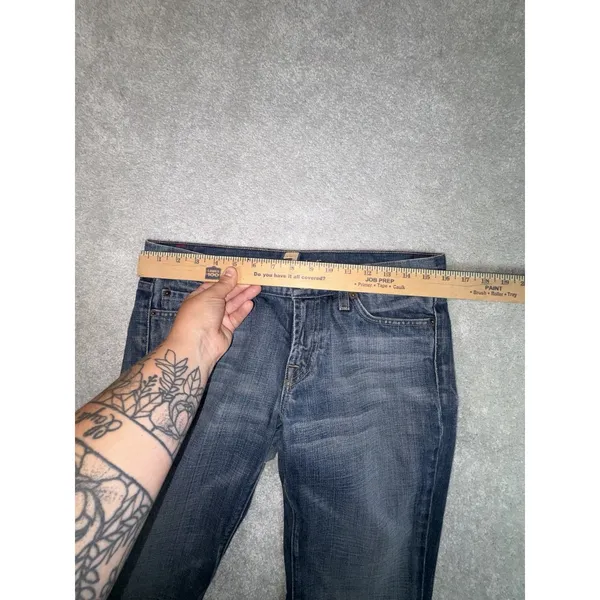 7 for all mankind women's jeans flare 28 low rise‎ - Image 6