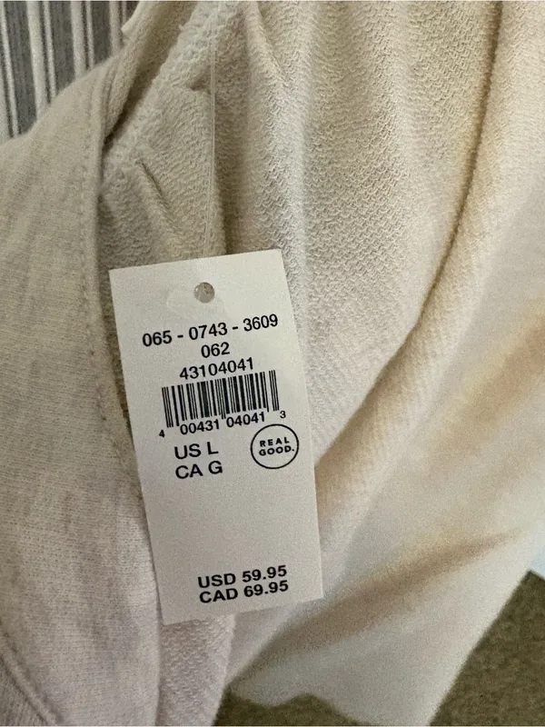 Aerie large oversized button up top layer comfy quiet luxury large preppy - Image 5