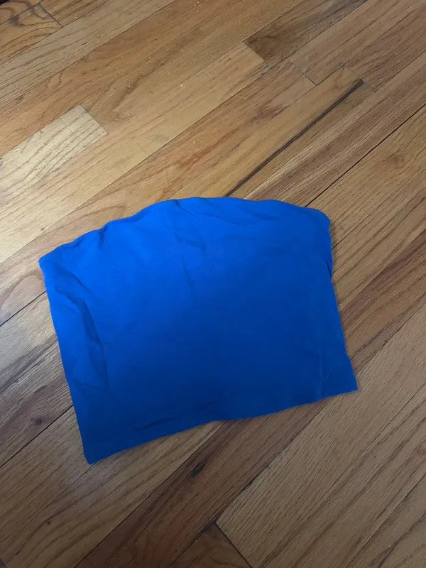 Garage Coral Blue Tube Top - Image 2