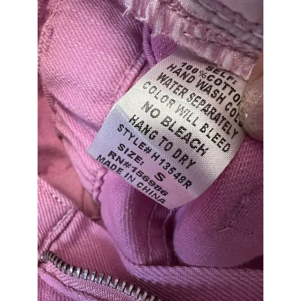 PINK - Victoria's Secret Denim Romper‎ Long Sleeve From Boutique In Ladies Women’s Size Small In Pink - Image 8