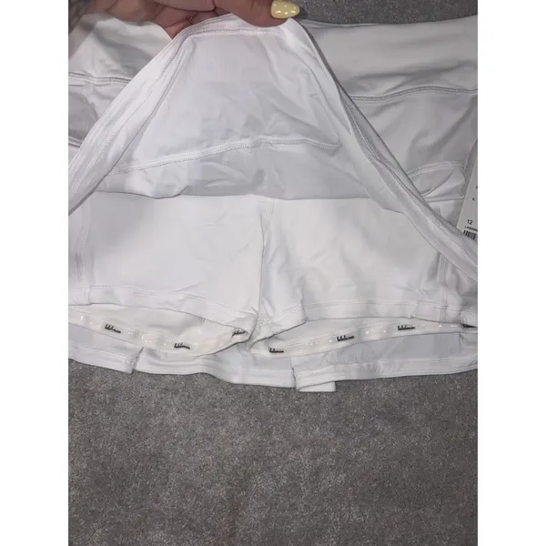 NWT Lululemon Pace Rival MR Skirt /With Lining Size 12 Skort - Image 2