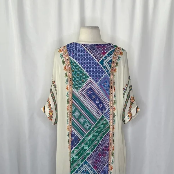 Anthropologie TANVI KEDIA Veena Beaded Caftan Beaded Mini Dress Bohemian Small - Image 10