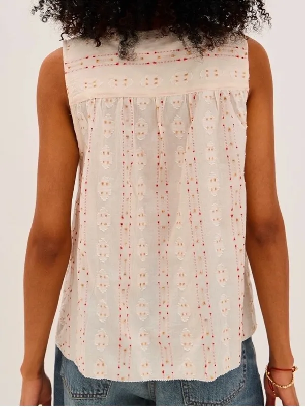 NWT Faherty Skylar Top Size Small Retail $128.00 - Image 5