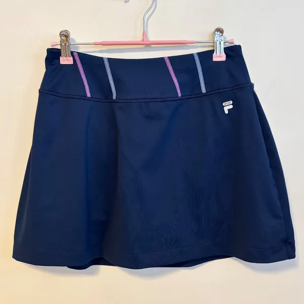 Fila Sport Performance Active Wear Skort Built In Shorts Blue Womens Size Small - Image 2