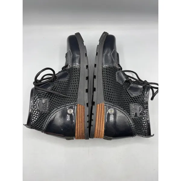 Sorel Womens Boots 7 Major Lace‎ Mesh Black Ankle Patent Leather - Image 8