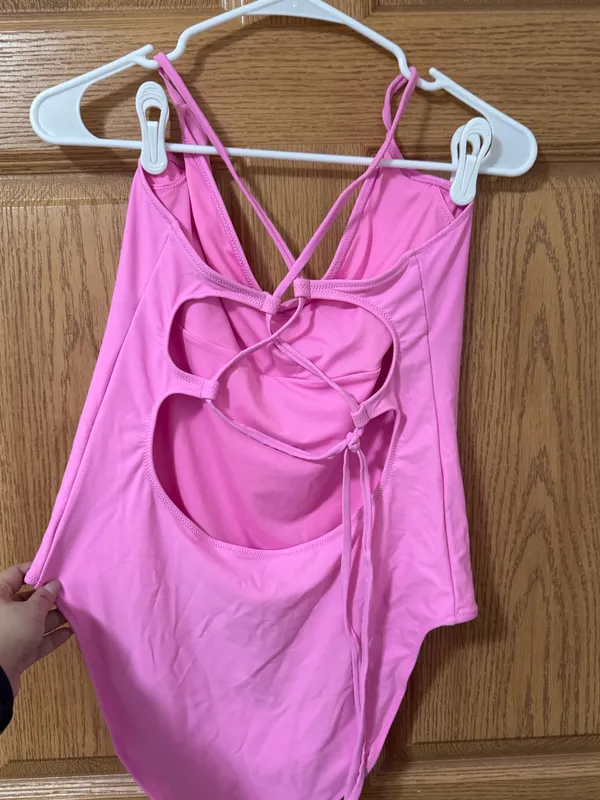 Pink Aerie Swimsuit One-Piece Cut-Out - Image 2