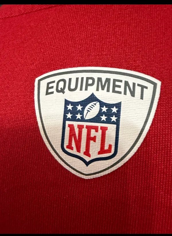 Nike NFL Falcons unisex longsleeves Dri-Fit t-shirt- size Large. Gently warn and excellent condition. Priced to sell at as is condition. Measurements approximately 20” from armpit to armpit x 26” long. Non-smoking home. Don’t like my price, make reasonable offer! And thank you for checking my closet. - Image 5
