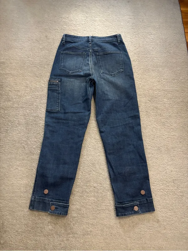 Ripton & Co Jeans Hiker Blue Denim Cargo Pocket Women’s - Image 2