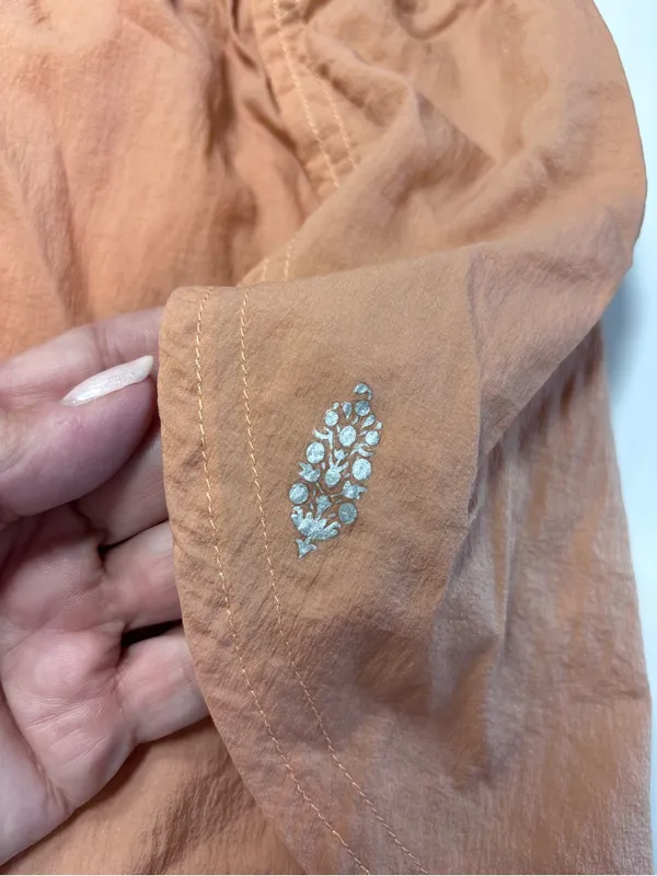 FP Movement by Free People Burnt Apricot Tie-Waist Athletic Shorts Sz XL NWOT - Image 3
