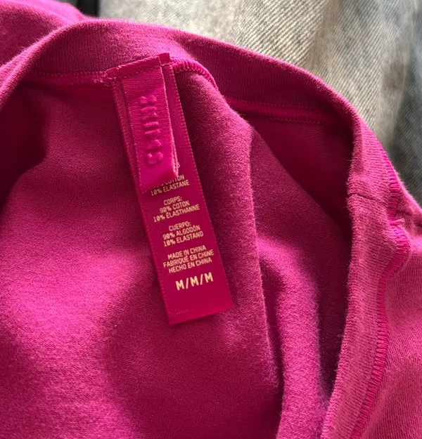 Magenta SKIMS Long sleeve - Image 3