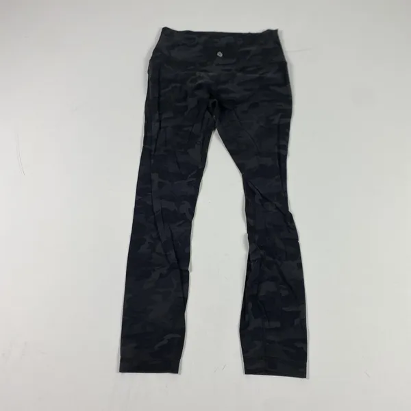 Lululemon Leggings Womens 10 Black Incognito Camo High Rise‎ Yoga Athletic Pants - Image 11